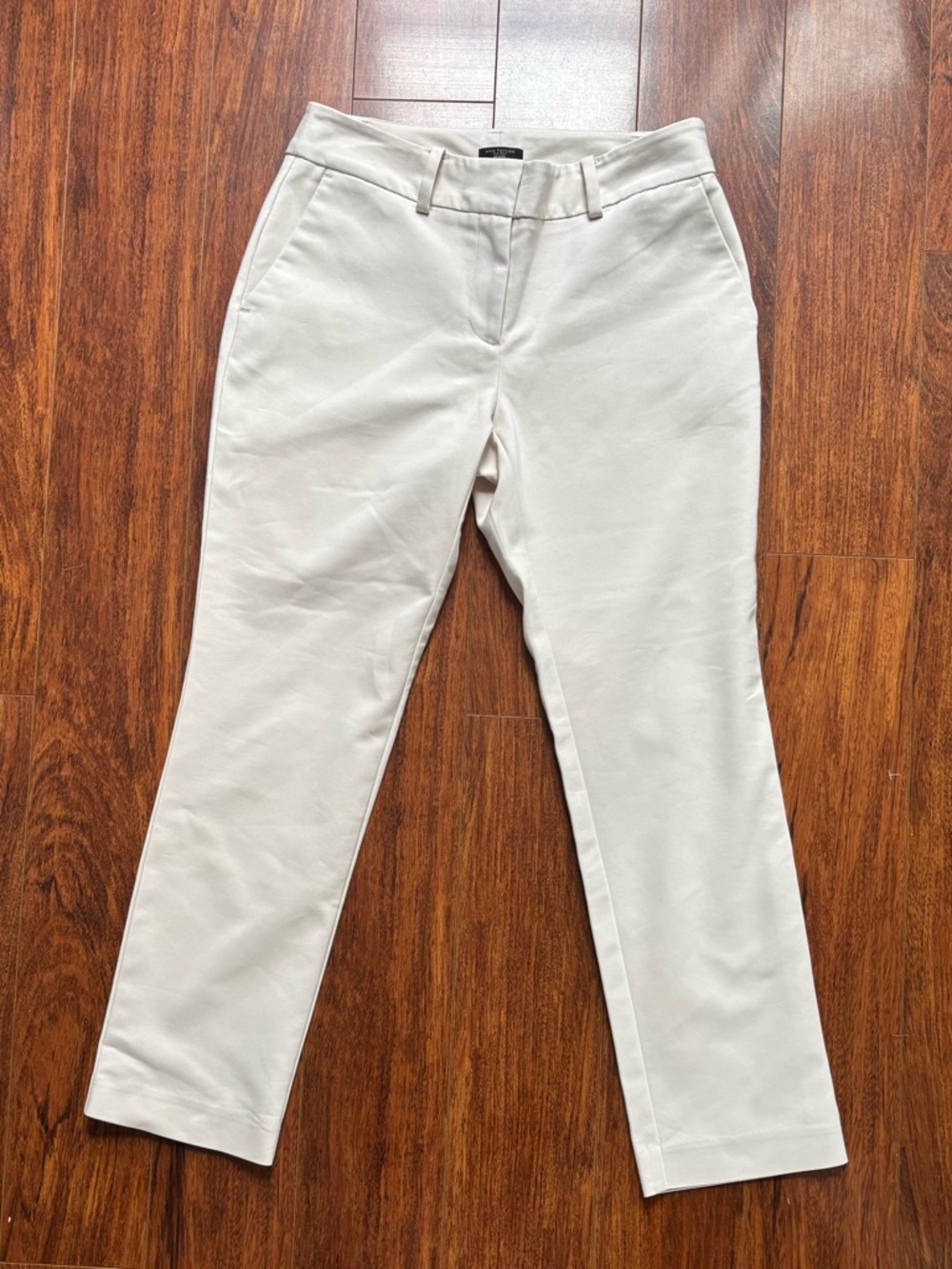Ann Taylor Cream Pants - Picture 3 of 12
